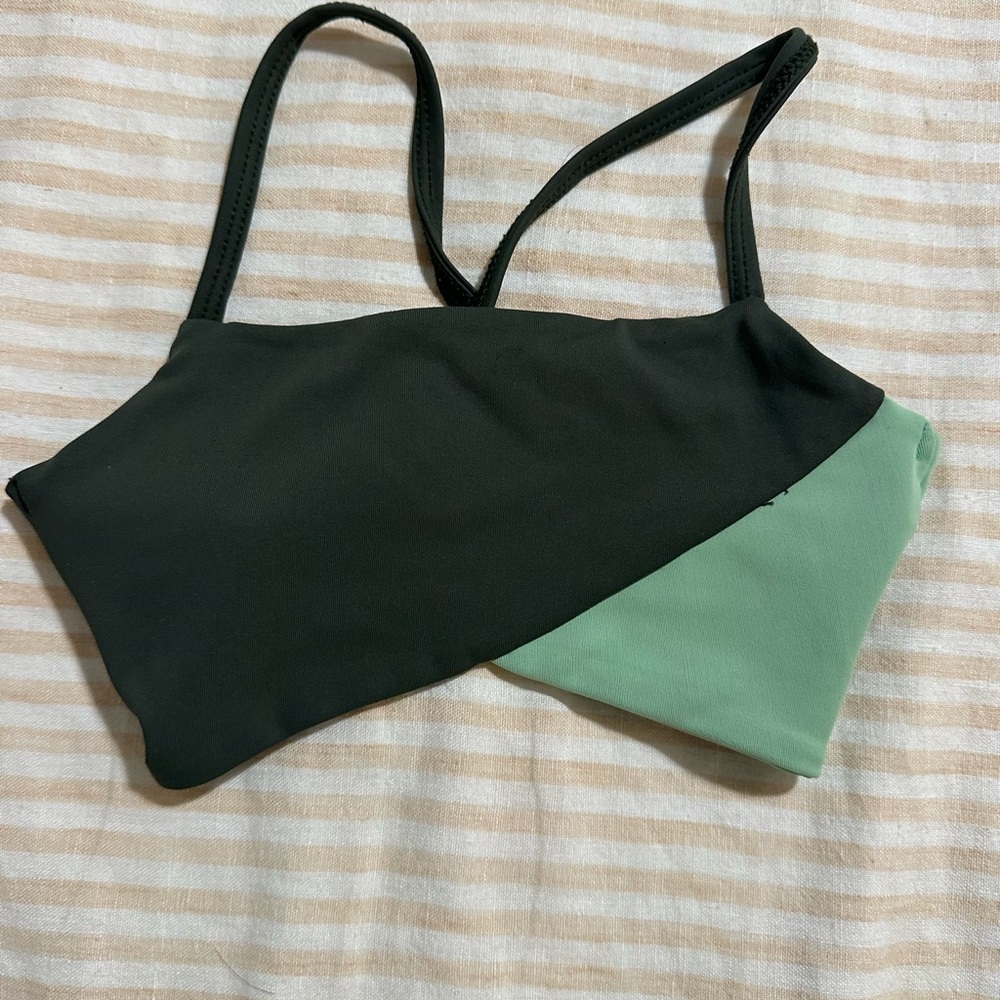 Tiger Friday Dallas Crop Top- Moss Mist